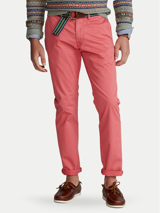 

Облегающие брюки чинос 710704176005 Polo Ralph Lauren, розовый
