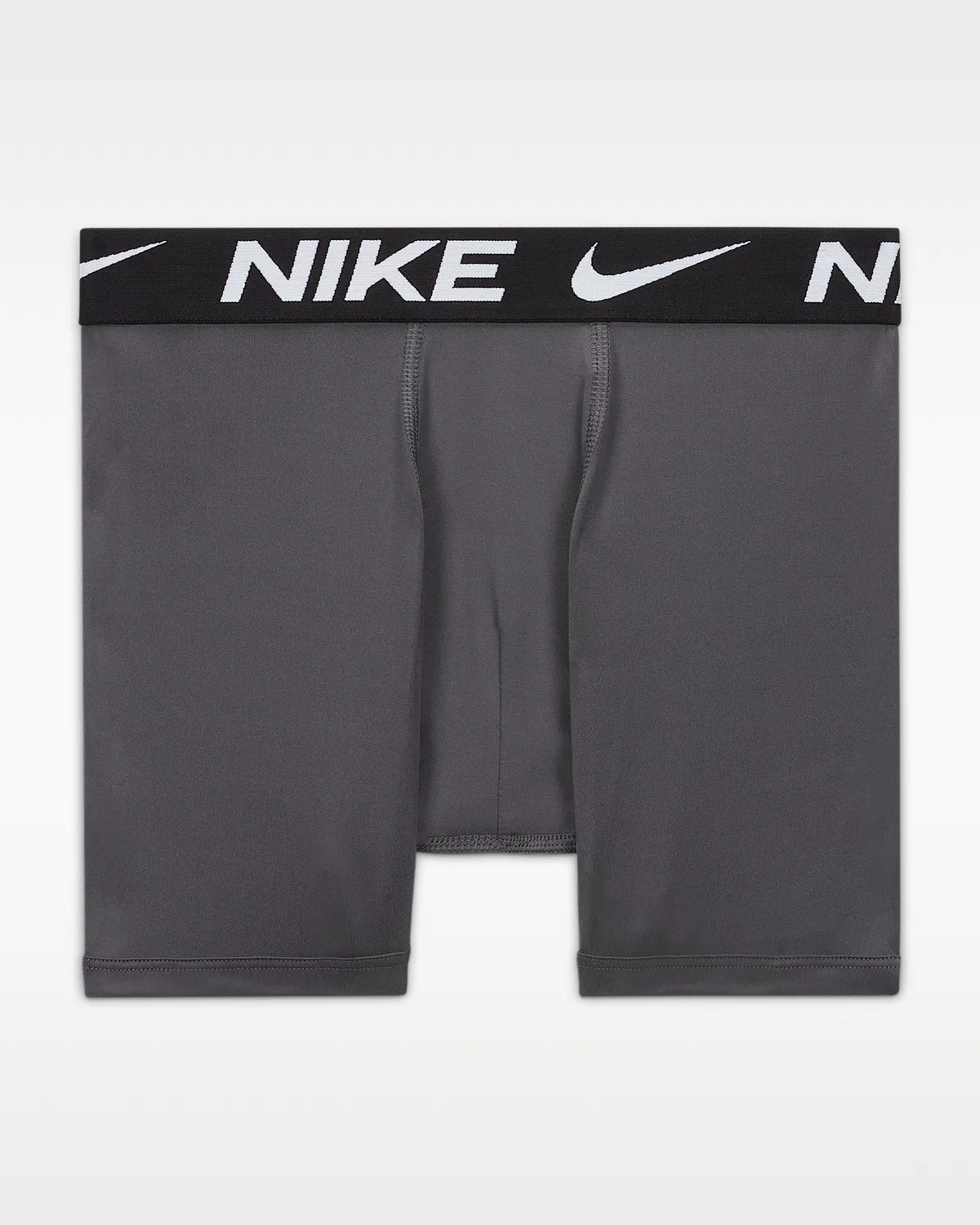 Большие детские боксеры Dri-FIT Solid (3 шт.) Nike, Black/Dark Grey — фото 3