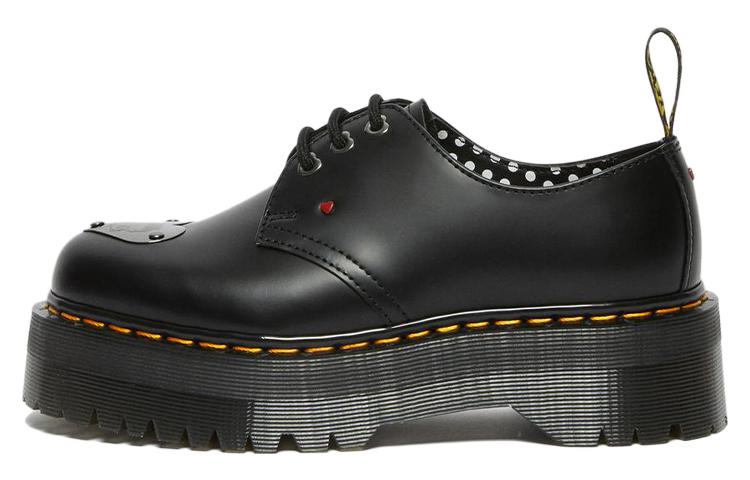 

Туфли на платформе женские низкие черные Dr.Martens