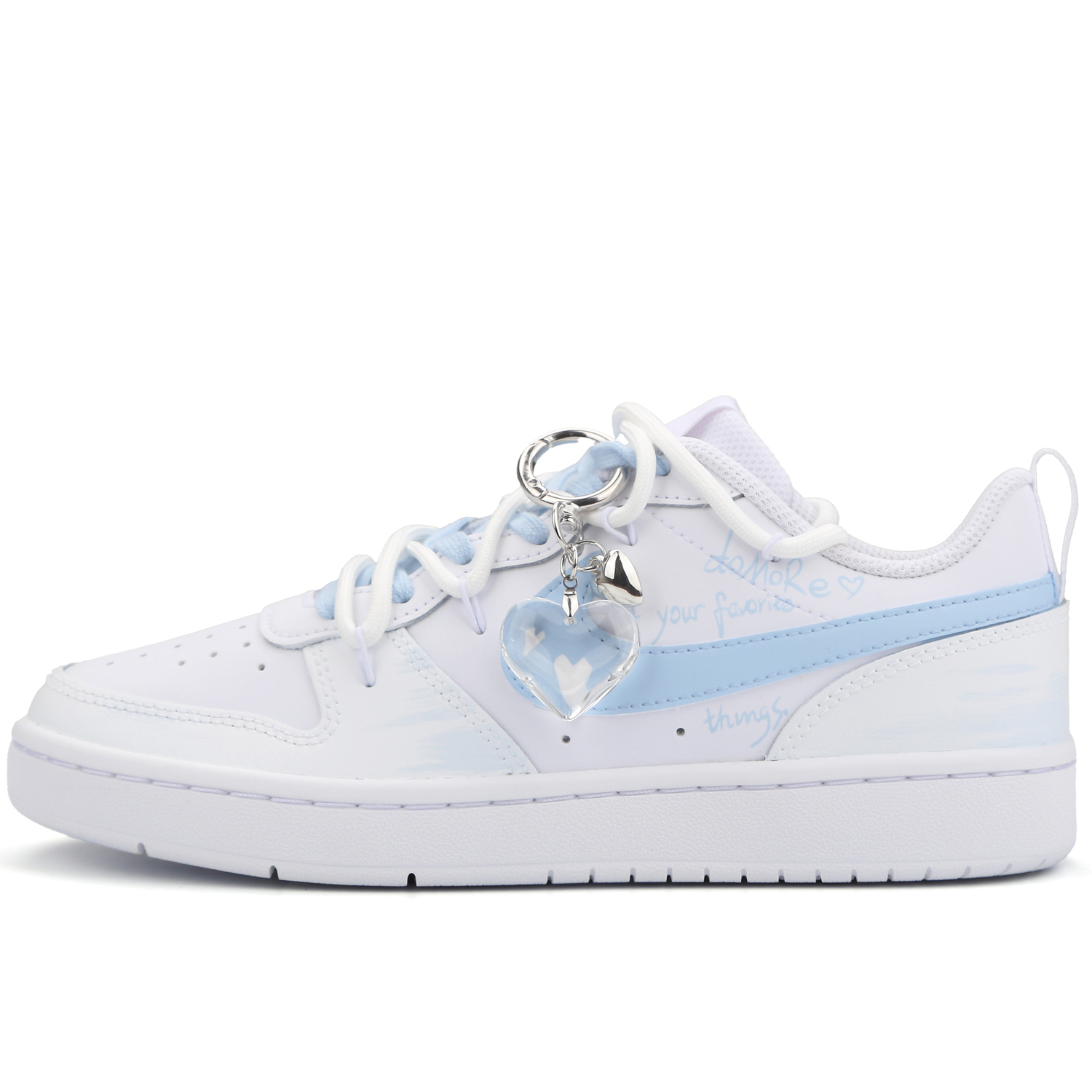 

Детские скейтерские кроссовки Court Borough для младших школьников Nike, белый