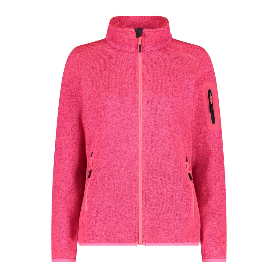 

Женская трикотажная куртка из меланжевого флиса CMP 3H14746