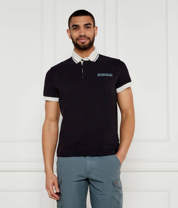 

Рубашка поло Relaxed fit Napapijri, черный