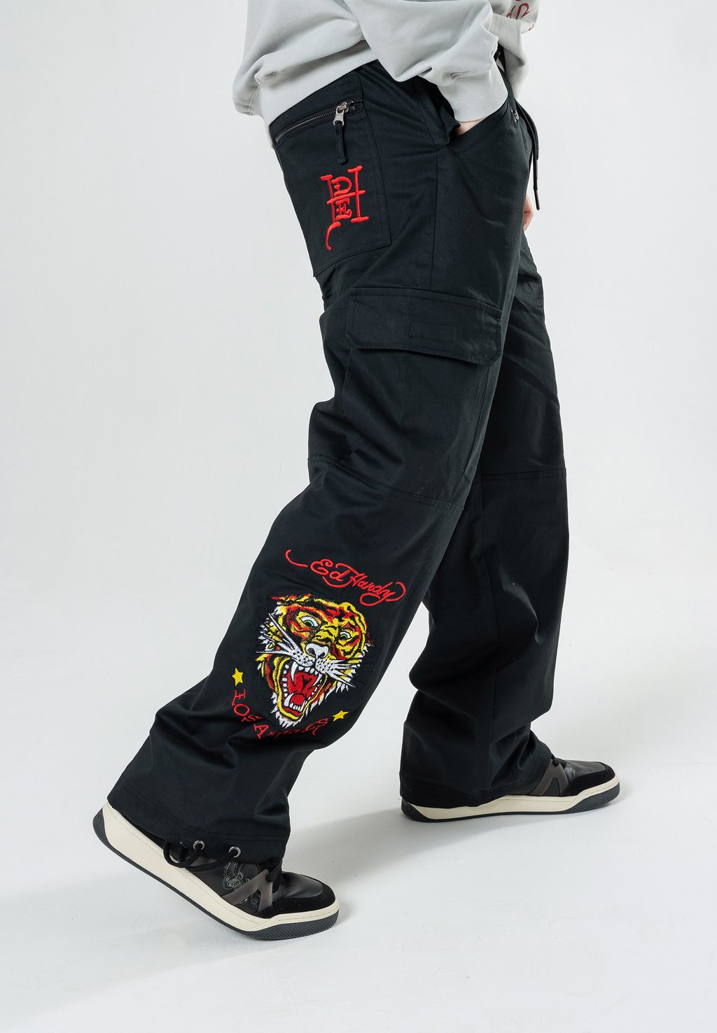 

Брюки карго ROAR TIGER Ed Hardy, черный