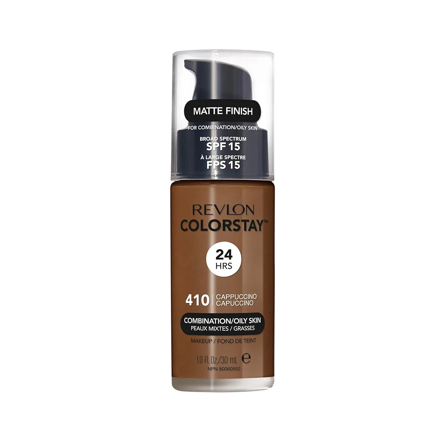 Жидкая тональная основа «Colorstay» SPF 15 от Revlon, оттенок Cappuccino Revlon, 410 Cappuccino
