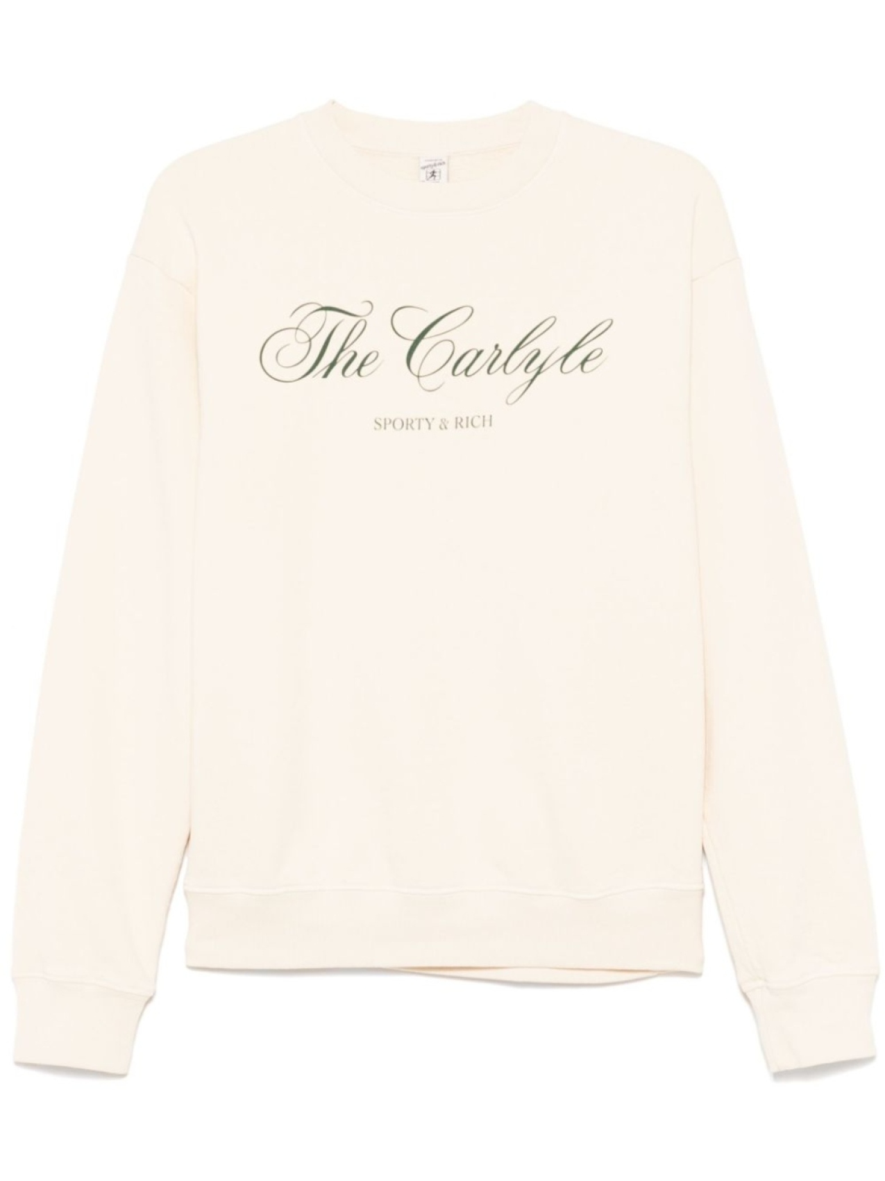 

Толстовка The Carlyle Script Sporty & Rich, нейтральный цвет