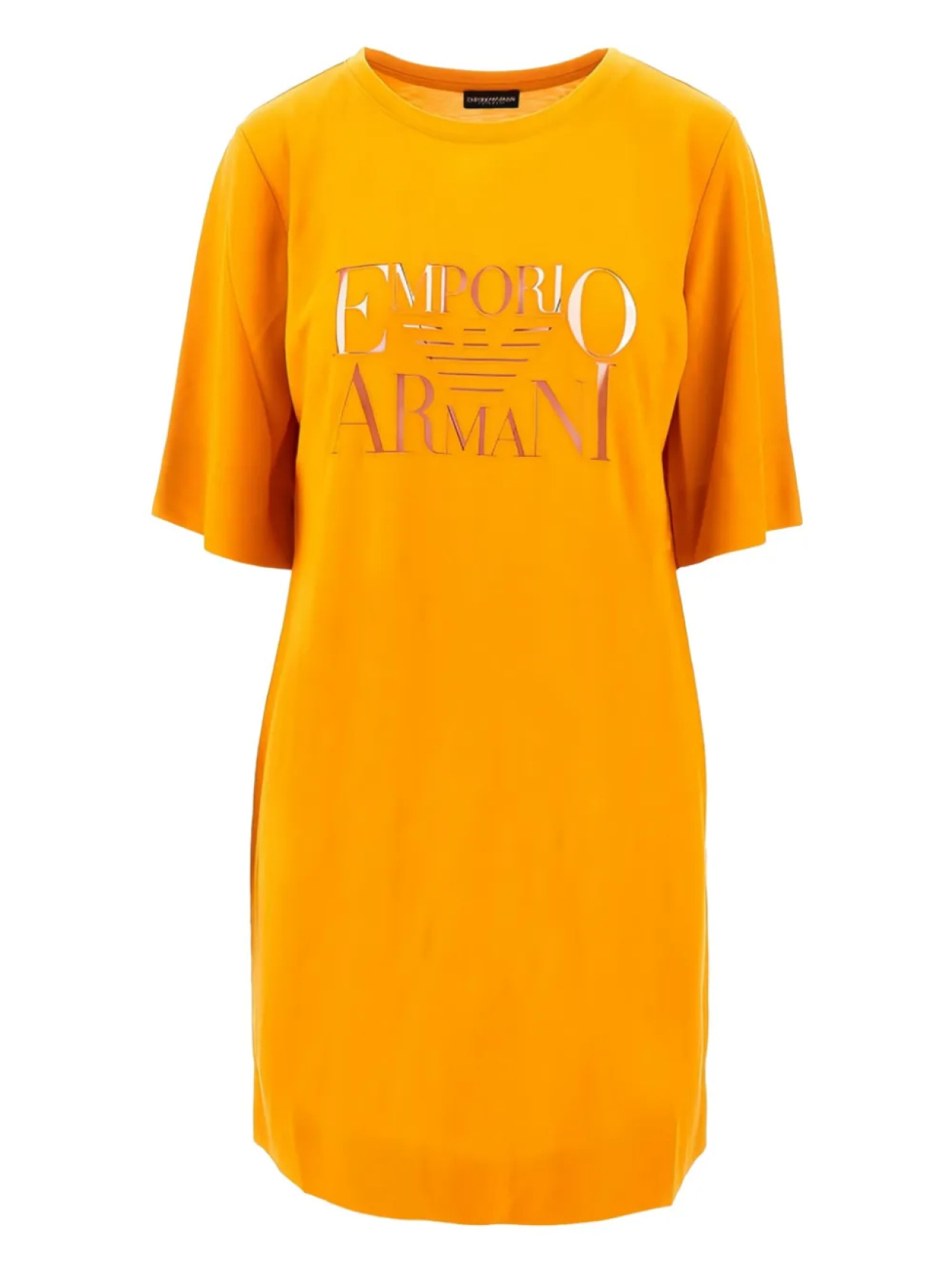 

Платье с логотипом Emporio Armani, оранжевый