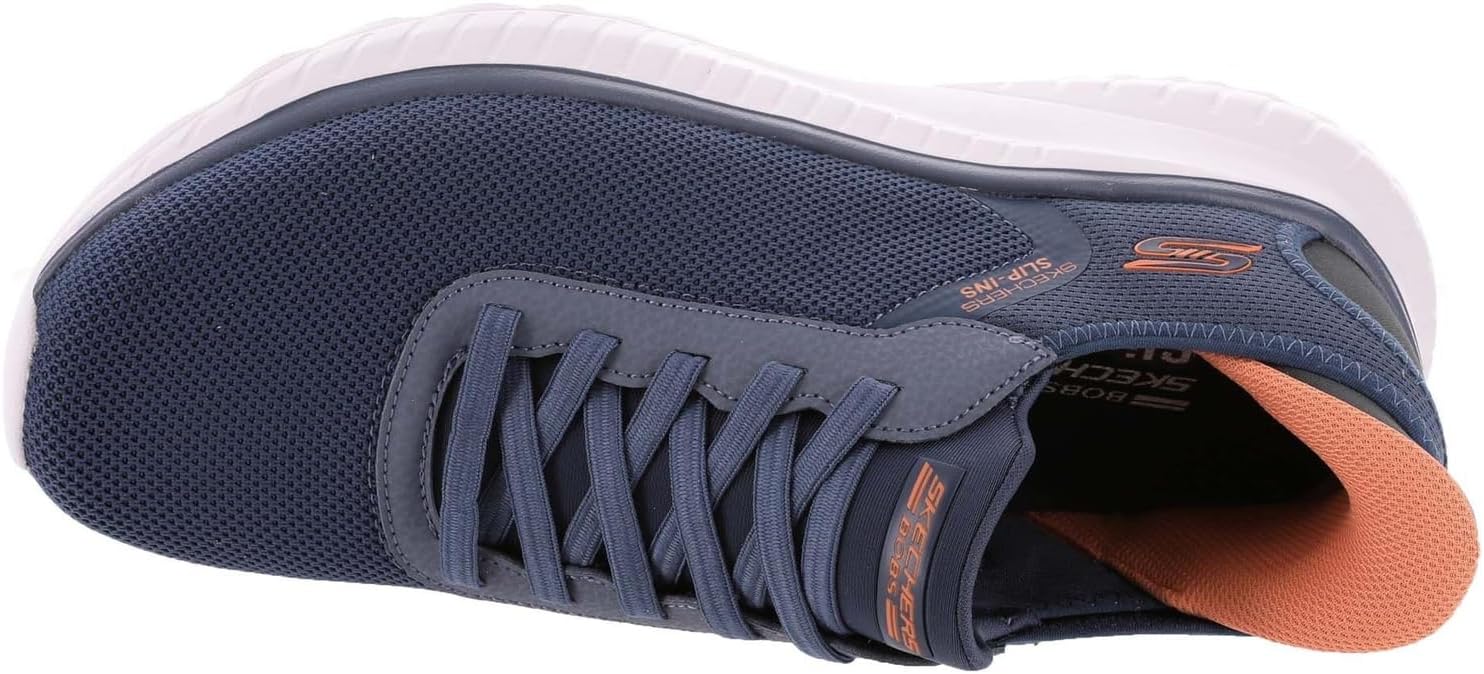 Мужские слипоны Skechers Bobs Squad Chaos - Solid Tour, мультиколор — фото 3