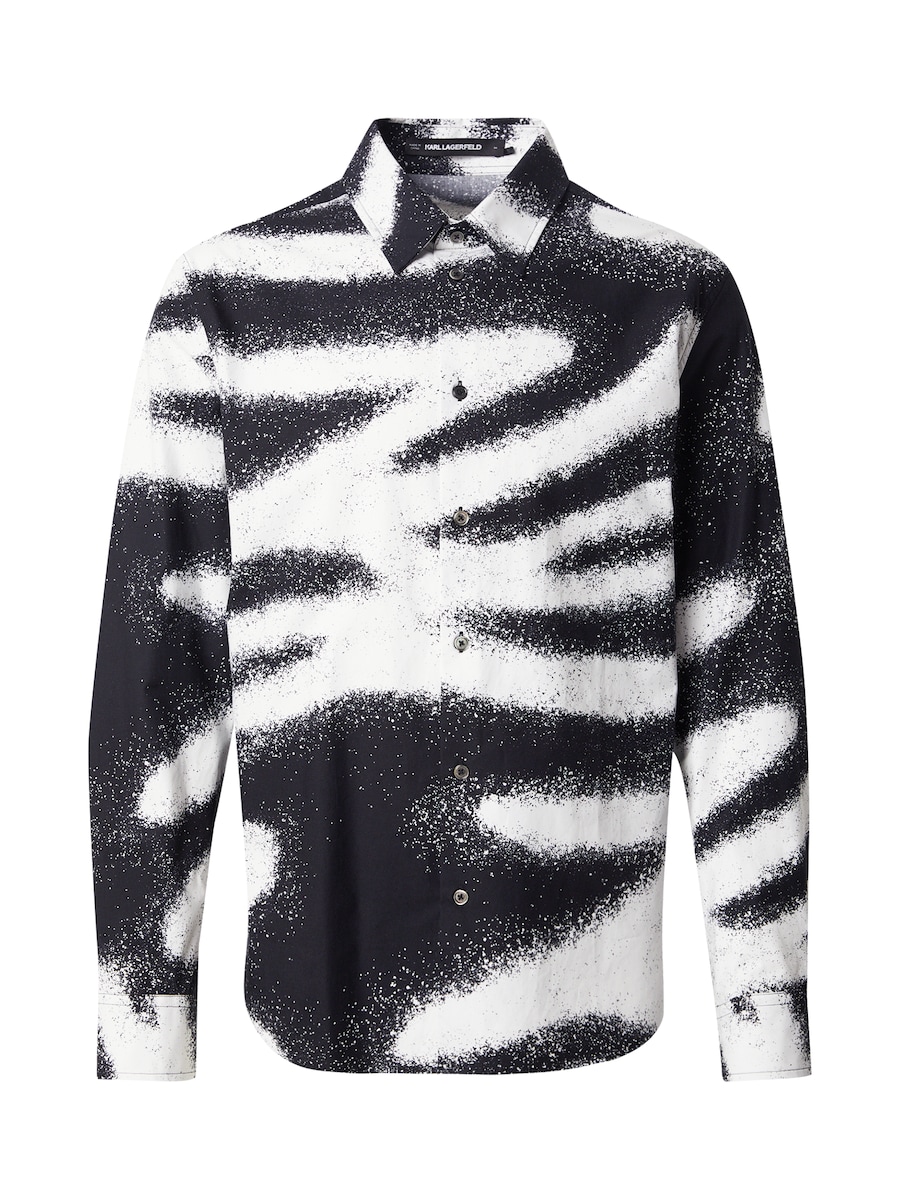 

Рубашка на пуговицах классического кроя Karl Lagerfeld, черный