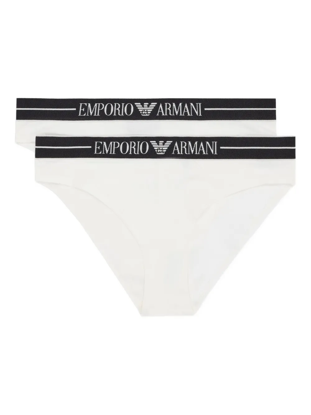 

Трусы с логотипом на поясе EMPORIO ARMANI, белый