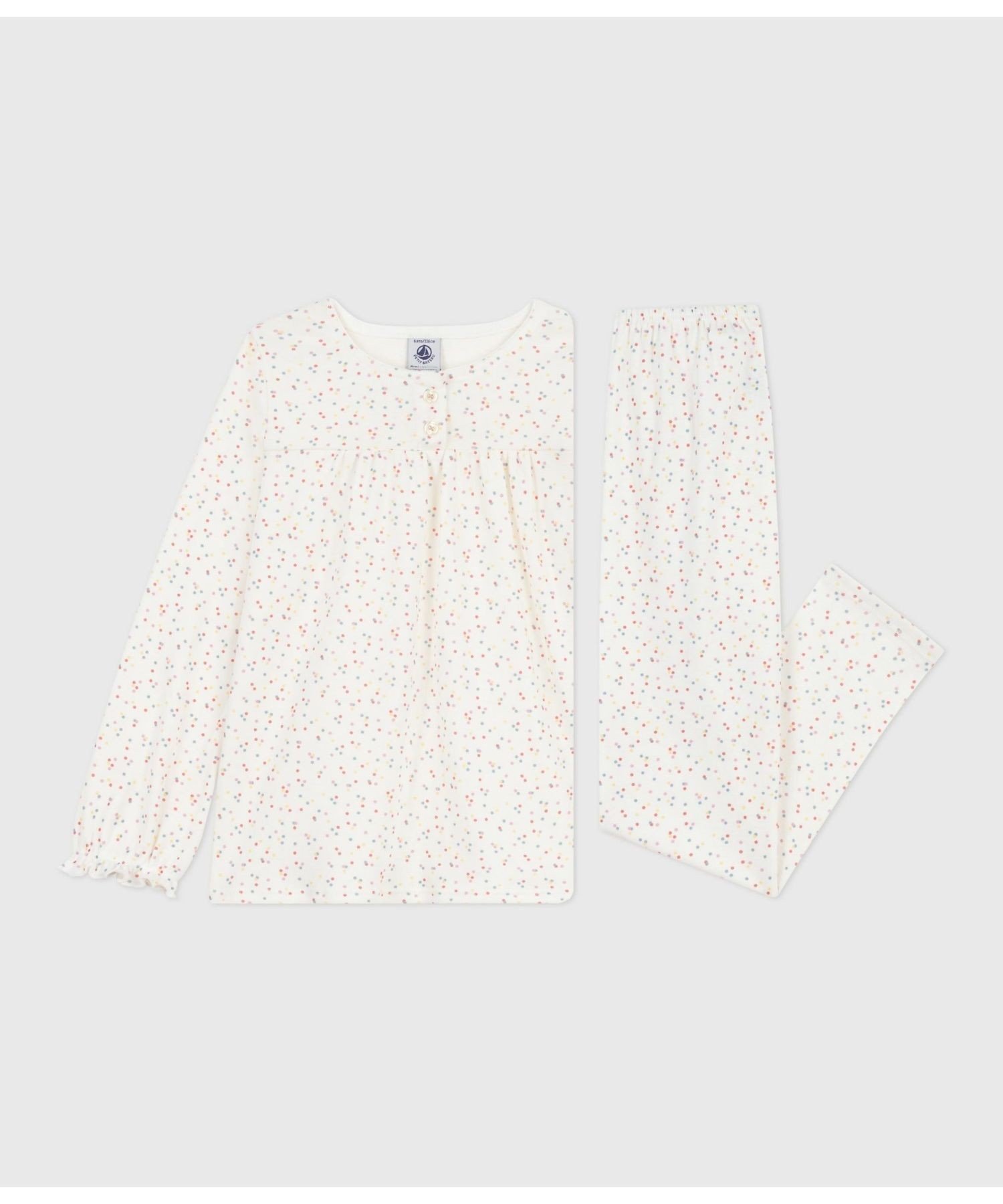 Пижама PETIT BATEAU, Off-white/multicolor — фото 2