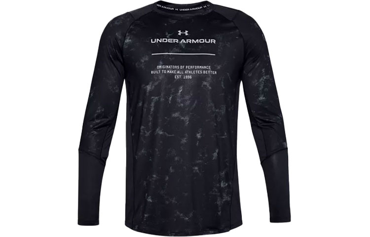 

Under Armour Футболка с длинным рукавом прямого кроя мужская black
