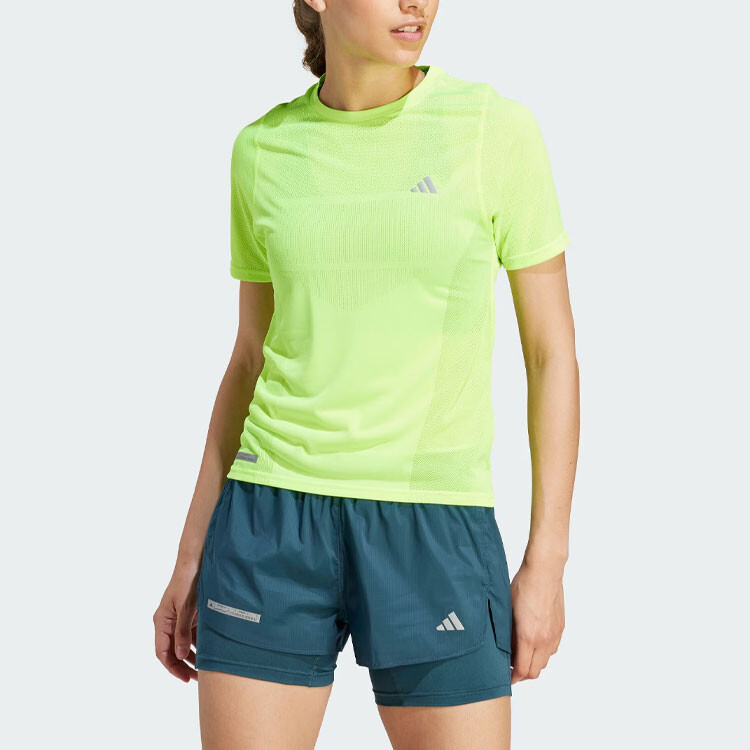 Футболка Ultimate женская, ярко-желтая лимонная Adidas — фото 2