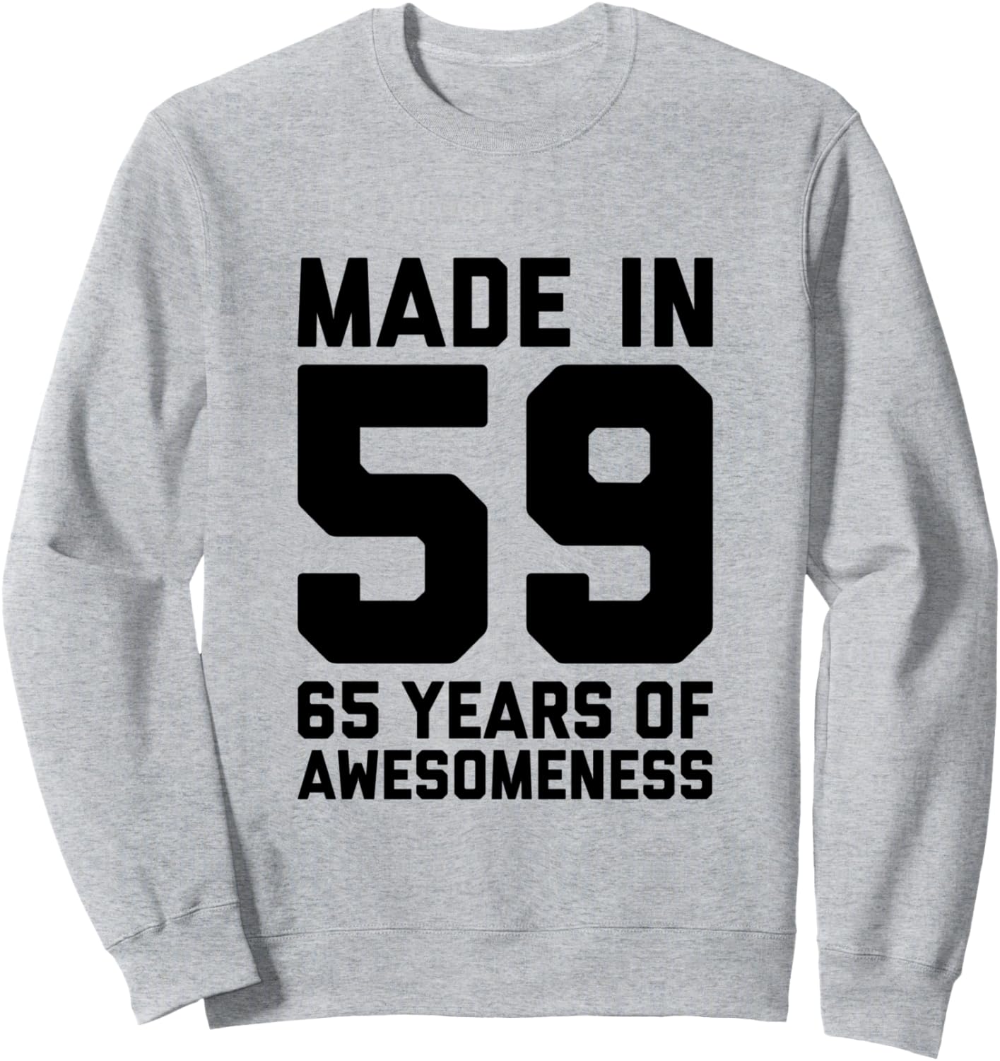 

Толстовка на 65-летие, подарок на 65-летие, мужская и женская толстовка для дедушки, серая Birthday 65Th Gift Grandad Grandma Happy Designs