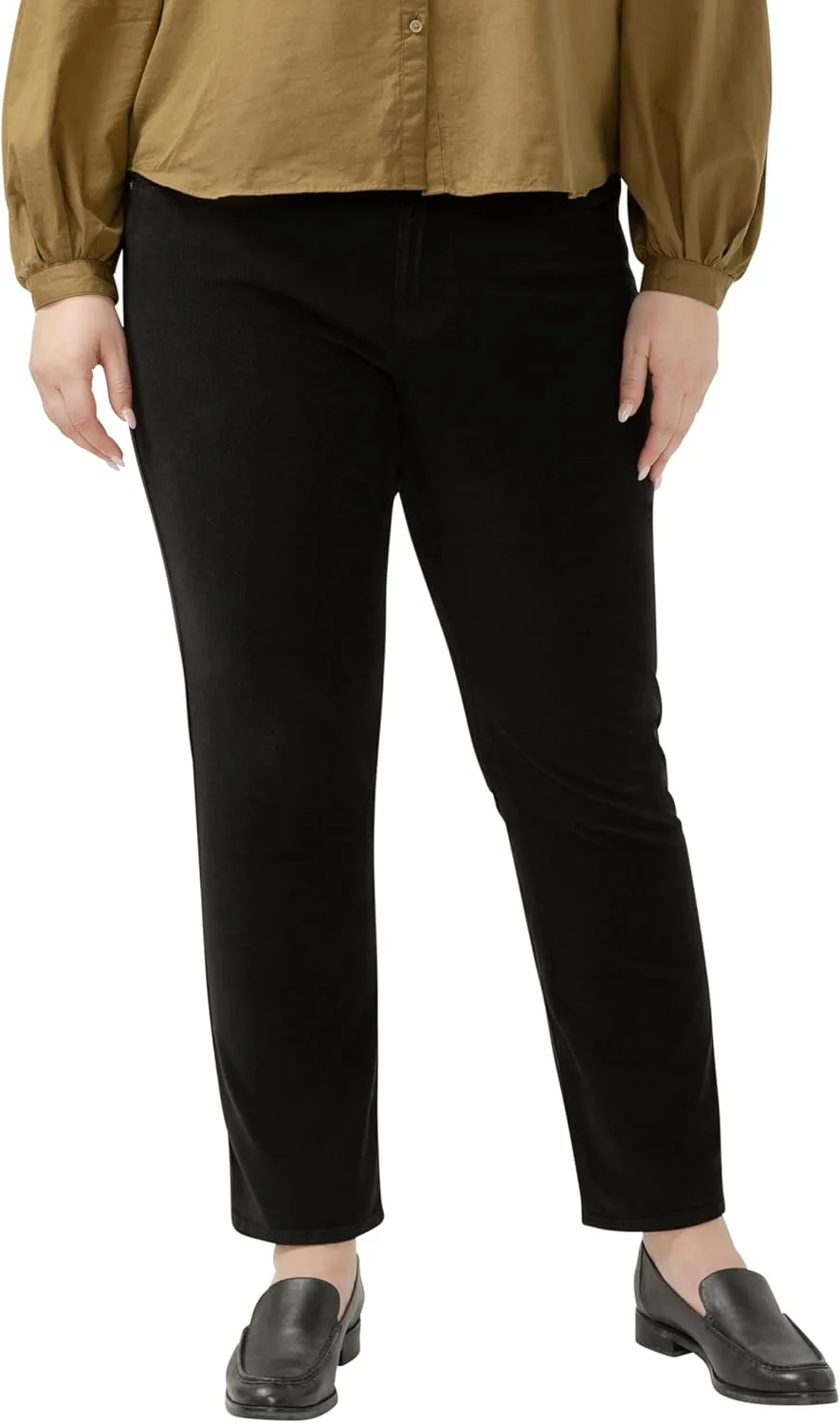 

Jag Jeans Women's Plus Size Cassie Mid Rise Slim Straight Leg