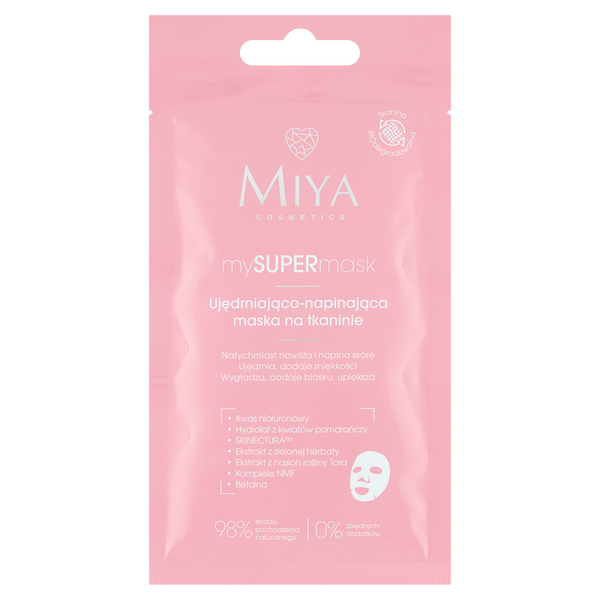

Укрепляющая и подтягивающая маска для лица, 1 шт. Miya Cosmetics Mysupermask