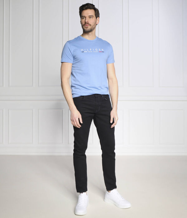 Футболка hilfiger new york Slim fit Tommy Hilfiger, синий — фото 2