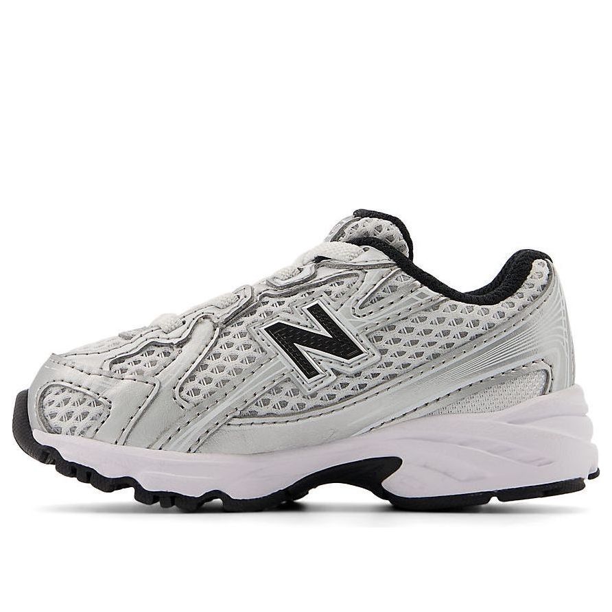 

(TD) Детские кроссовки New Balance 740 Bungee Lace 'Silver Metallic Black'