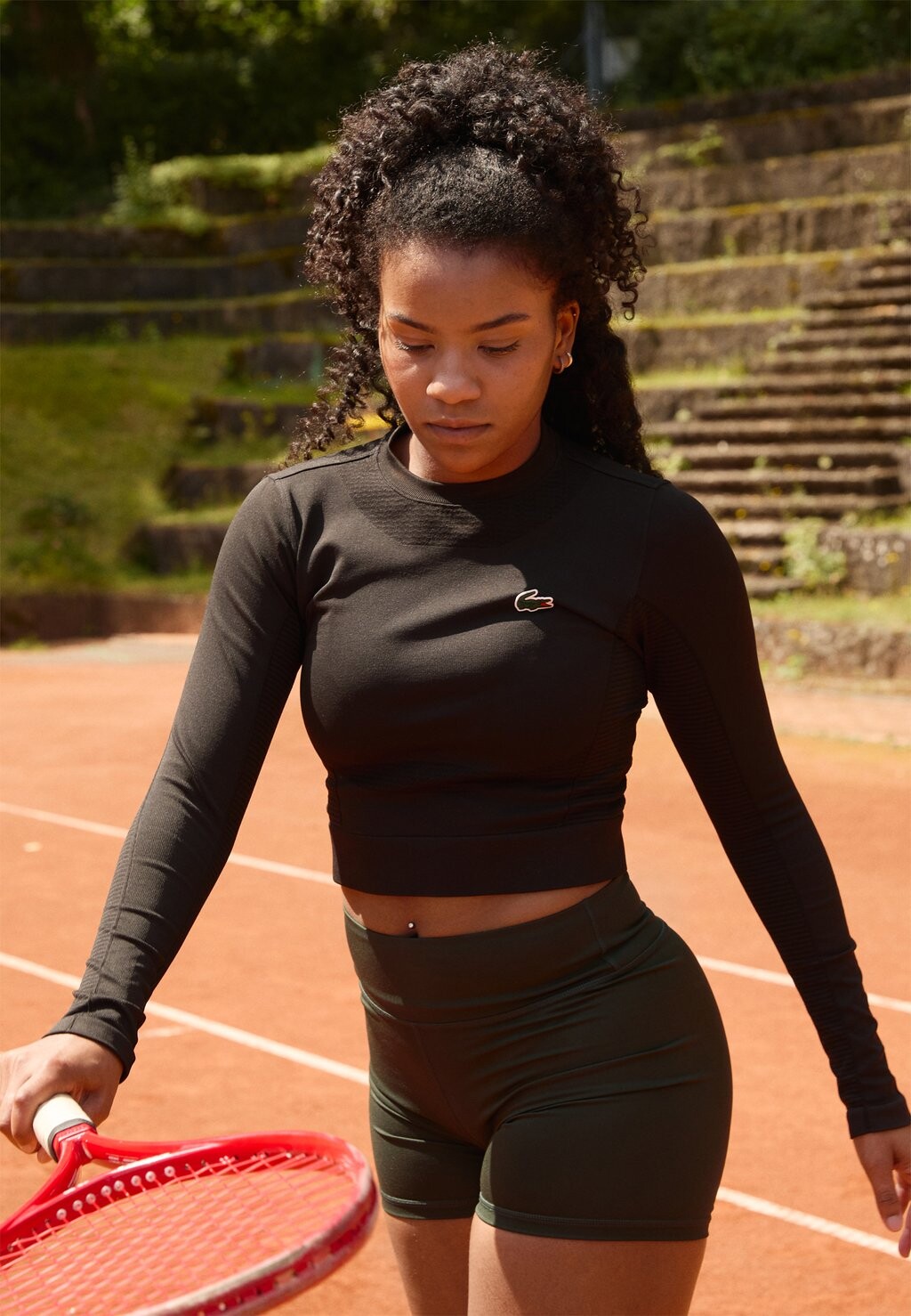 

Рубашка с длинным рукавом ACTIVE TRAINING SEAMLESS Lacoste Sport, черный