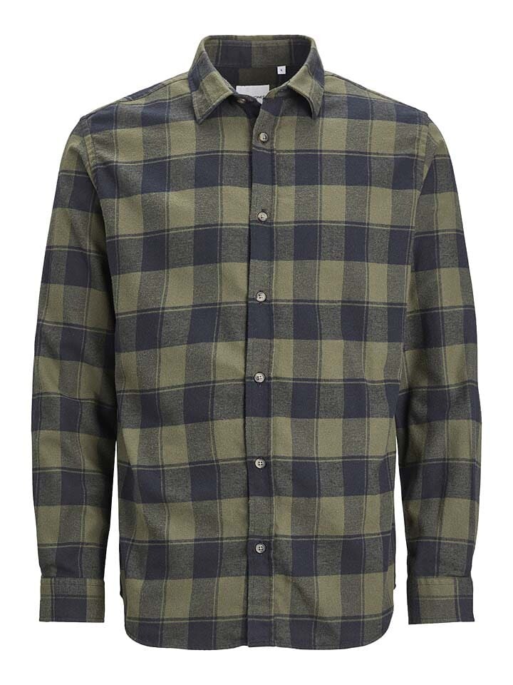 

Рубашка Jack & Jones Joshua, цвет khaki/dunkelblau