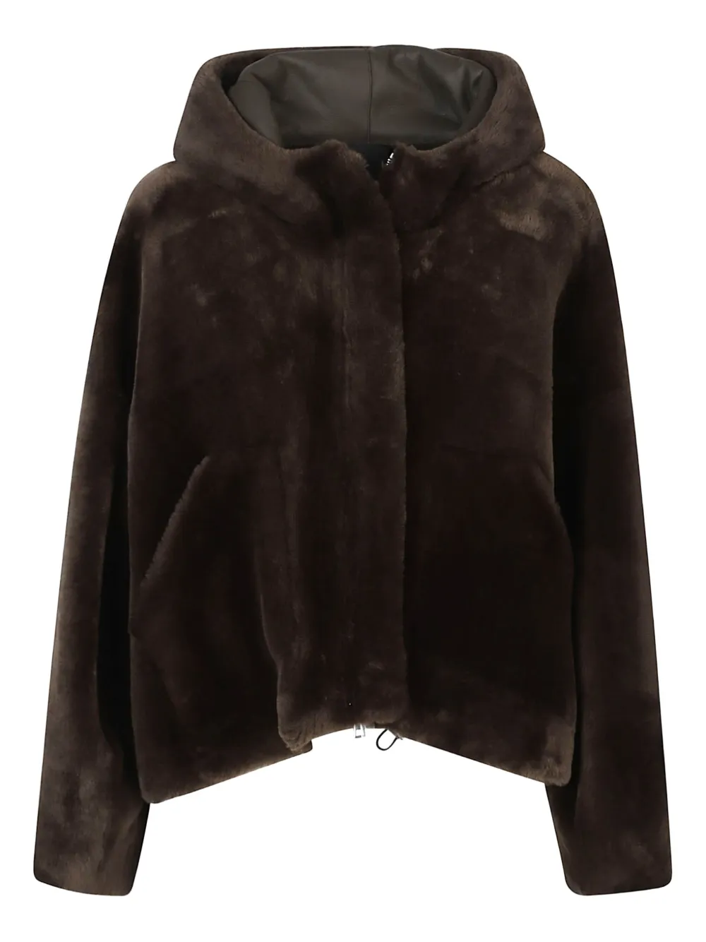 

Куртка из овчины с капюшоном Blancha, коричневый