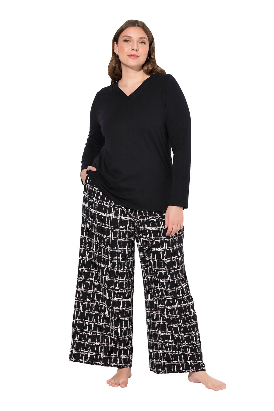 

Пижама Ulla Popken Pajama, черный