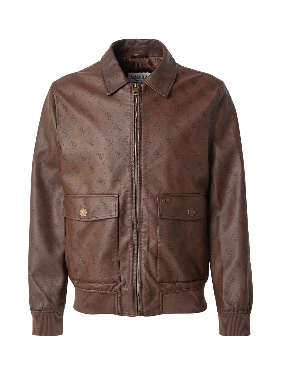

Куртка межсезонная GUESS, цвет Brown/Dark brown
