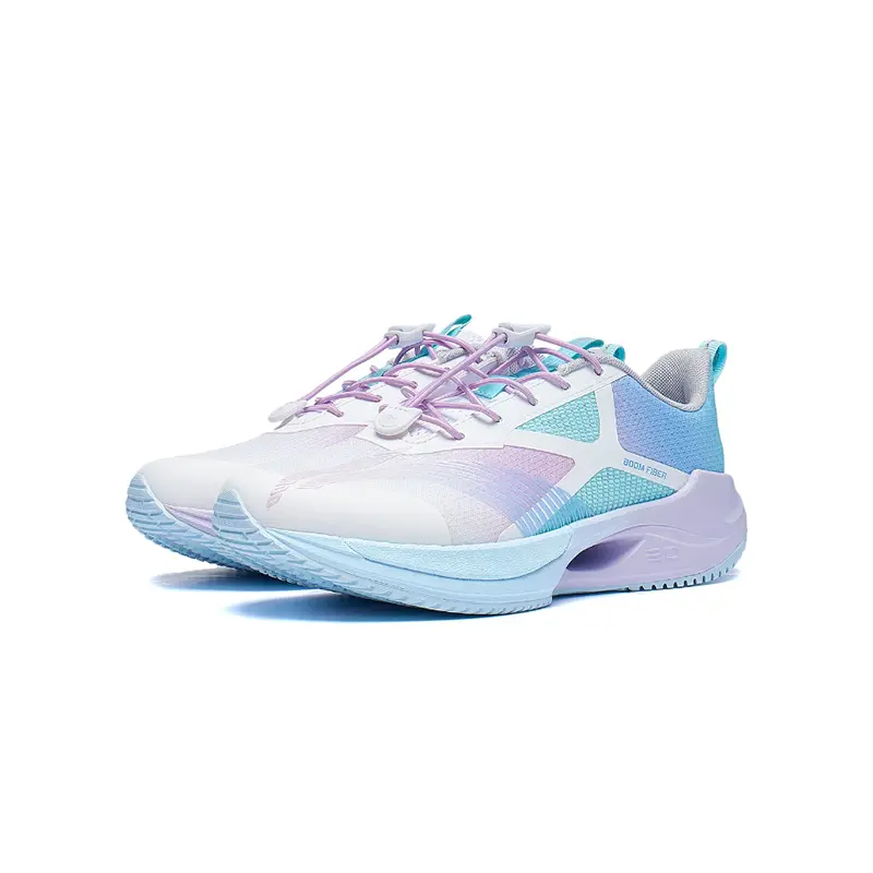 Сверхлегкие детские кроссовки YOUNG20 GS Low-top Standard White/Island Blue Lining Young, белый — фото 3