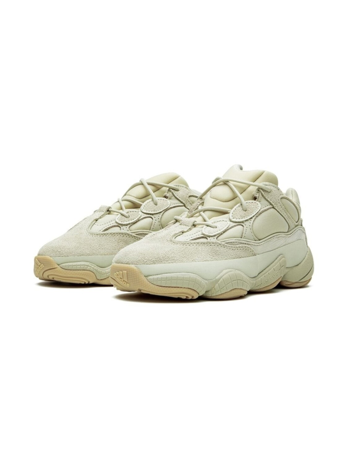 Adidas Yeezy Kids кроссовки Yeezy 500 Stone, нейтральный цвет — фото 2