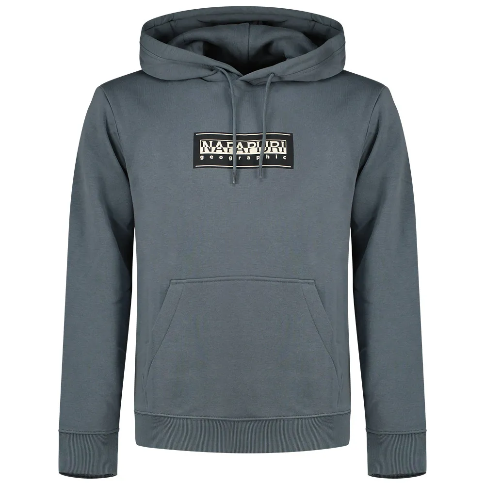 

Худи Napapijri Box Logo, серый