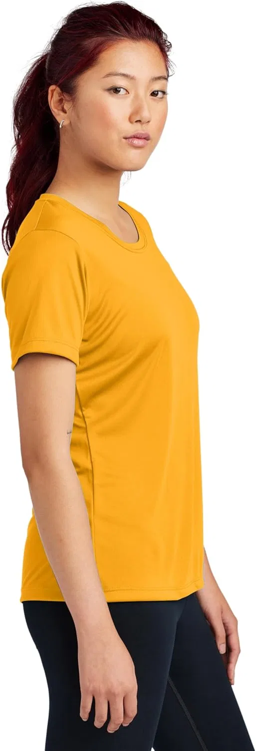 Женская спортивная одежда Clothe Co, спортивные футболки для женщин, топы для спортзала для женщин (доступны большие размеры), золото — фото 3