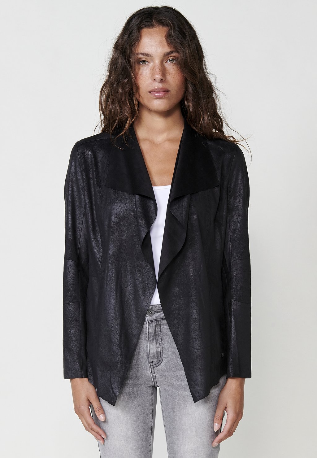 

Куртка из искусственной кожи Blazer Koroshi, черный