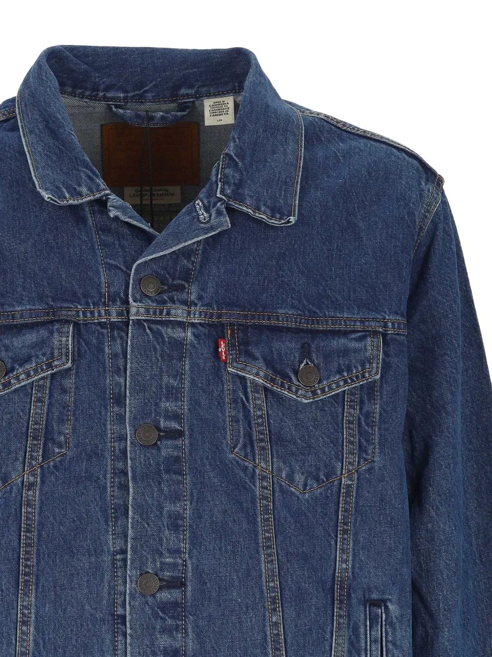 Джинсовая куртка дальнобойщика Levi'S, синий — фото 3