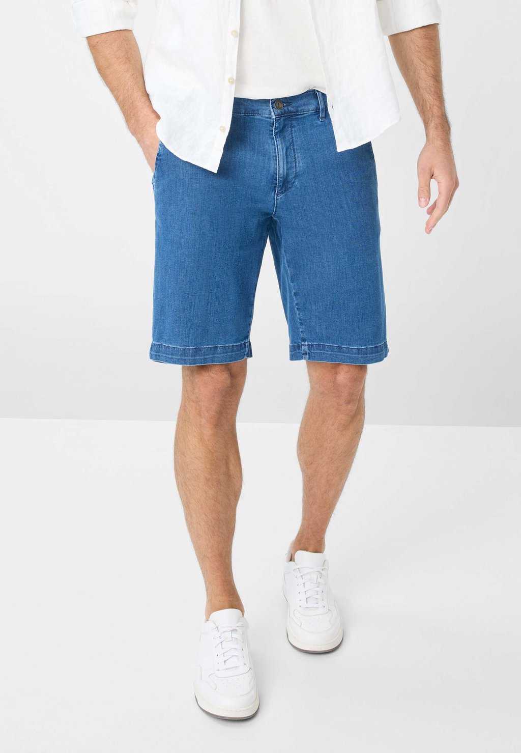 

Джинсовые шорты STYLE BURT BRAX, сине-серый