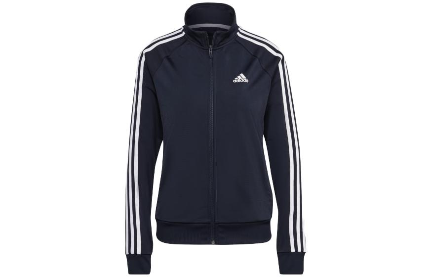 

Adidas With AdiClub Primegreen Essentials Warm Up Slim 3 Stripes Track Jacket, Legend Ink