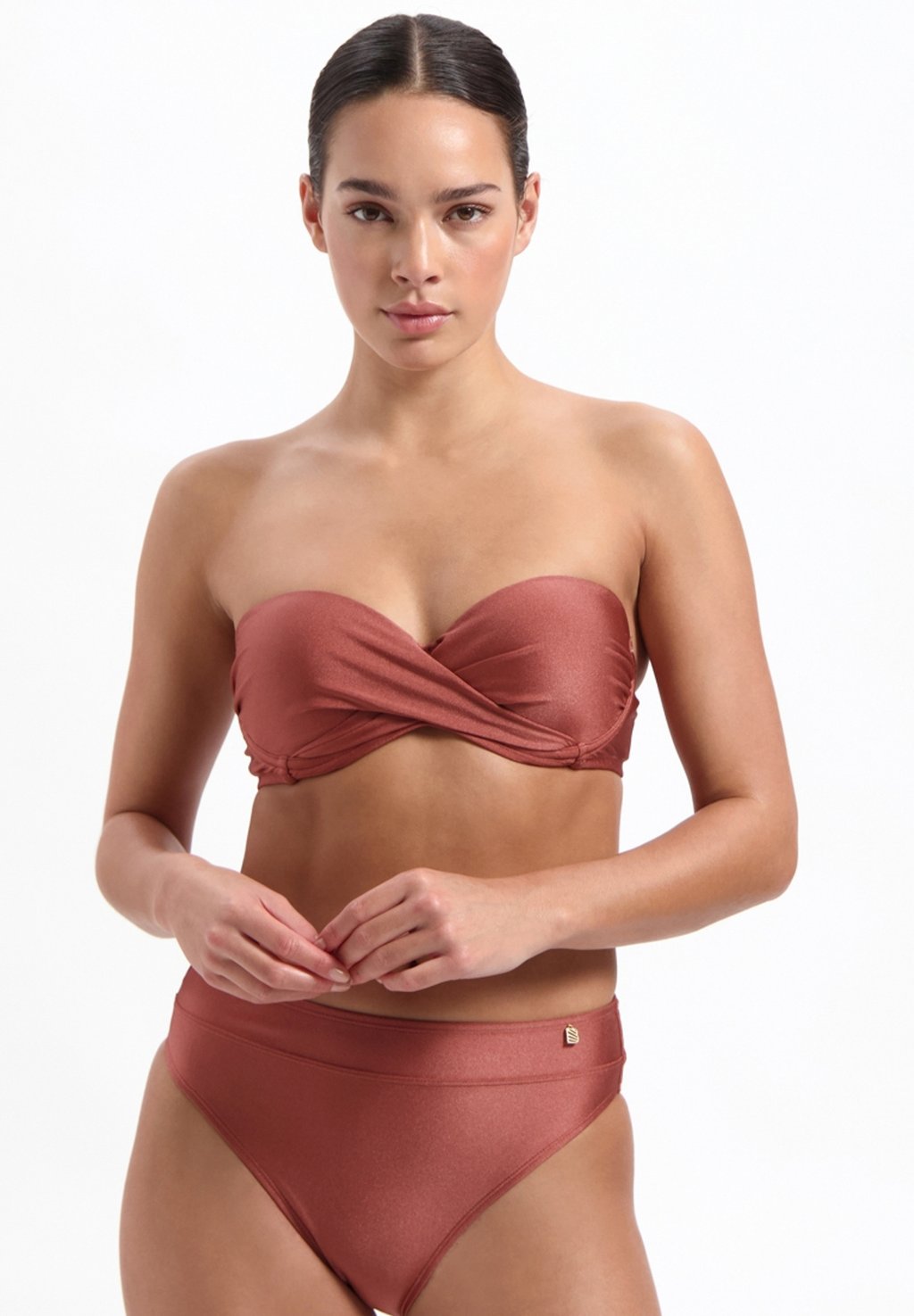 

Плавки бикини HIGH WAIST Beachlife, цвет roze bruin