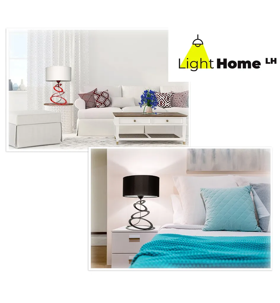 

Настольная лампа LIGHT HOME LH, красный