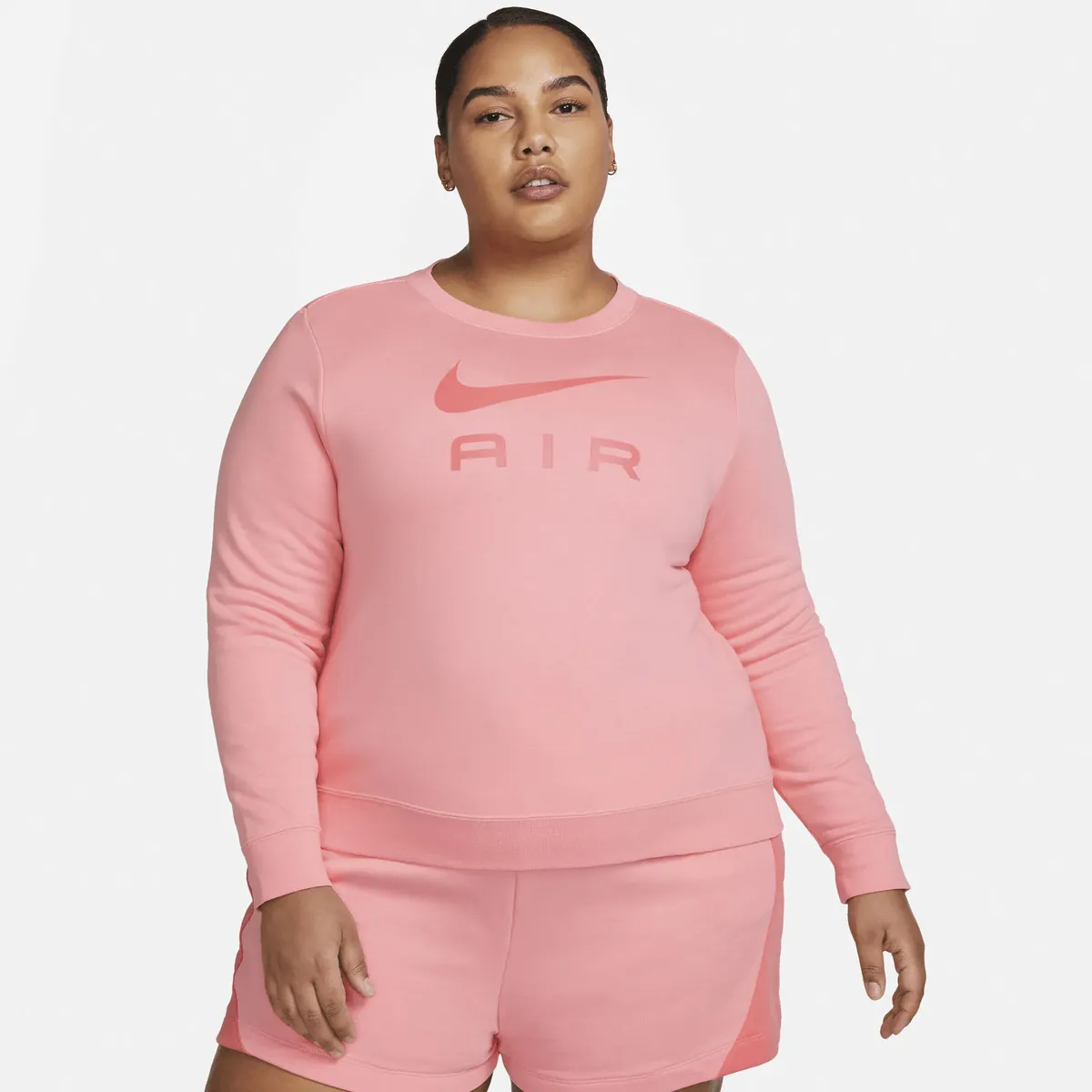 

Толстовка Nike Sportswear "W NSW AIR FLC CREW PLUS", красный