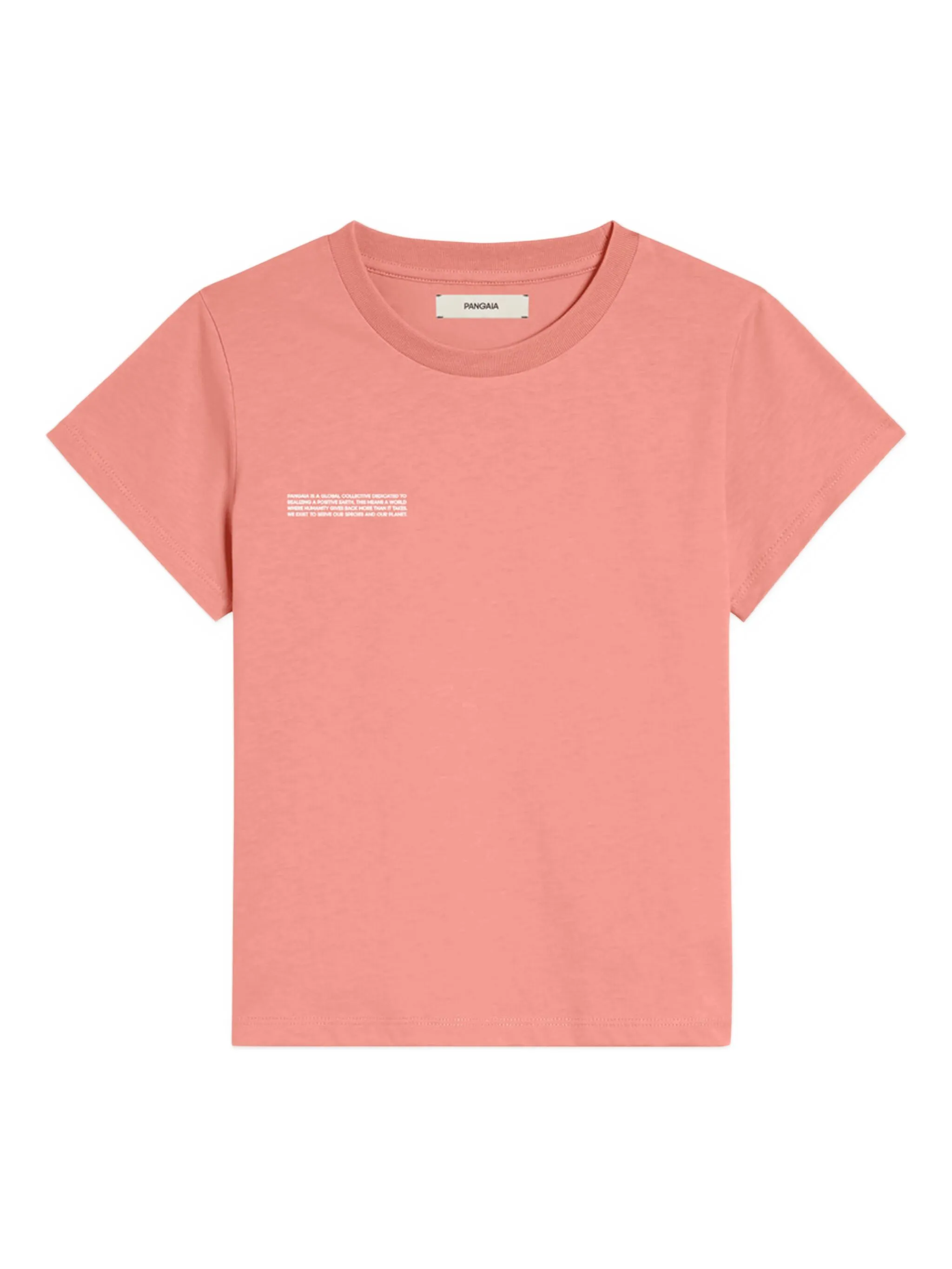 

Футболка с круглым вырезом Pangaia Kids, розовый