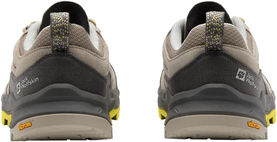 Мужские прогулочные кроссовки Jack Wolfskin Cyrox Vent Low M, Chartreuse — фото 4