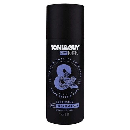 

Очищающее средство для бороды и лица 2-в-1, 150 мл, Toni & Guy