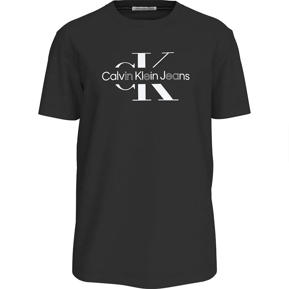 

Футболка с коротким рукавом Calvin Klein Jeans Disrupted Outline Monologo, черный
