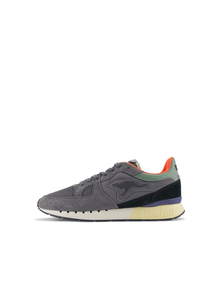 

Низкие кроссовки KangaROOS Originals COIL R1 OG POP, цвет grau/grün