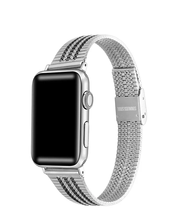 

Унисекс браслет Eliza для Apple Watch из нержавеющей стали, двухцветный, размер 38/40/41 мм Posh Tech, мультиколор