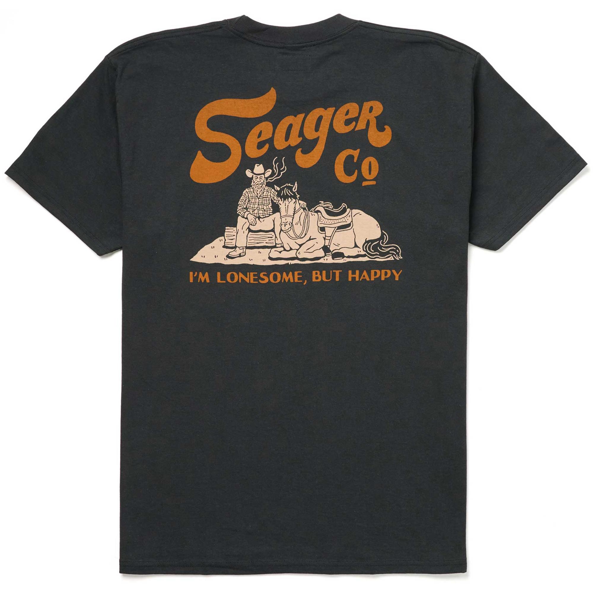 

Мужская футболка "Lonesome" Seager, Vintage Black, Черный, Мужская футболка "Lonesome" Seager, Vintage Black