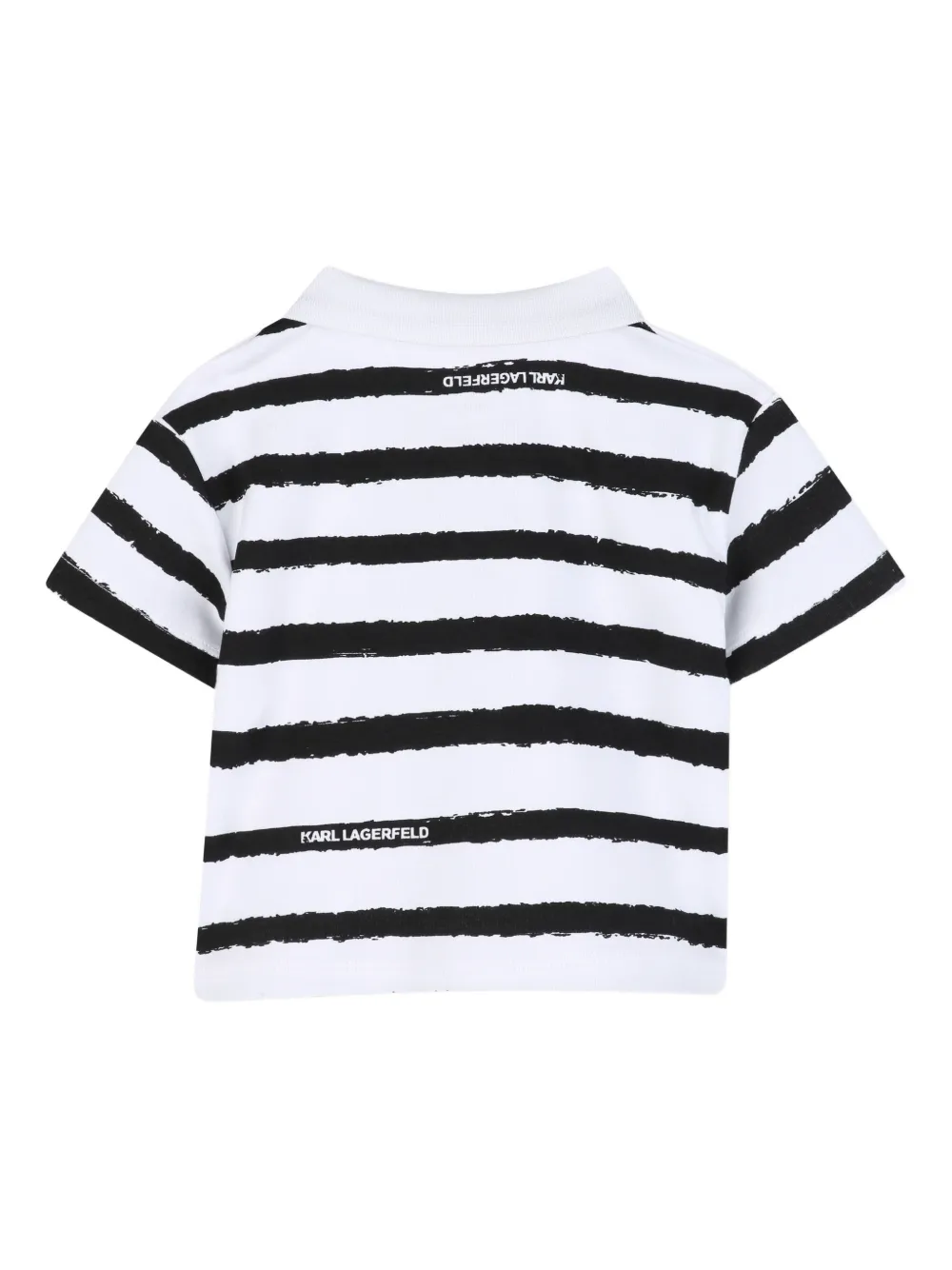 Комплект из шортов в полоску Ikonik Karl Karl Lagerfeld Kids, нейтральный — фото 4