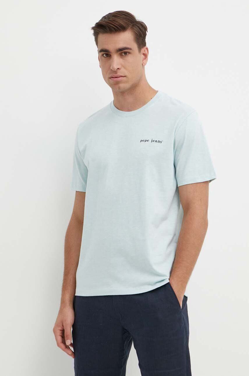 

CLAUS хлопковая футболка Pepe Jeans, синий