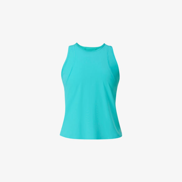 

Легкий эластичный топ-жилет Zero Gravity Race Fit из стрейч-ткани Sweaty Betty, синий