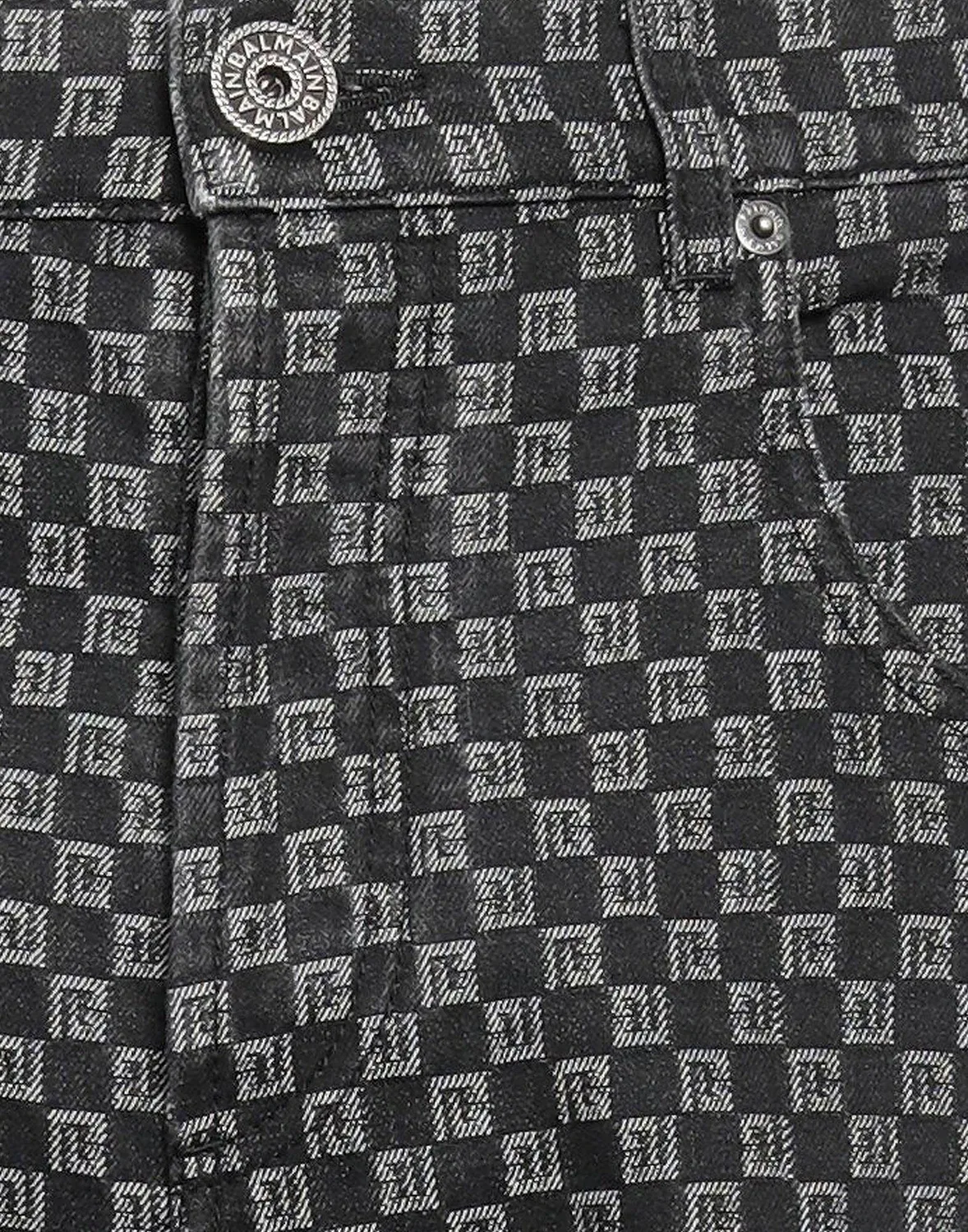 Джинсы Balmain черные — фото 4
