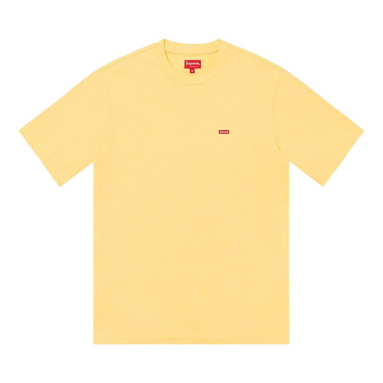 

Футболка Supreme Small Box Tee Pale Yellow, желтый