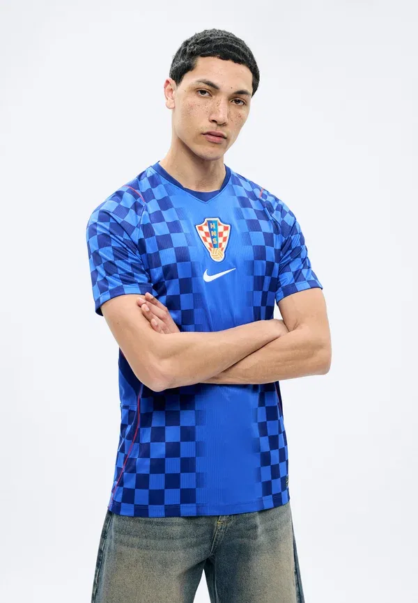 Футболка сборной Хорватии Nike Performance, deep royal blue/hyper royal/white, темно-королевский синий/гипер-королевский синий/белый